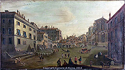Der Trevibrunnen vor 1735 kl
