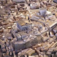 Rekonstruktion von Rom späte Kaiserzeit