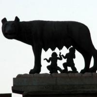 Die Wölfin mit Romulus und Remus