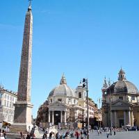 Obelisk an der Piazza del Popolo