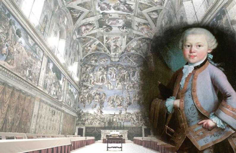 Mozart in der Sixtinischen Kapelle