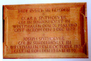 Joseph Spithoever Gram im Camposanto Teutonico rom Vatikan