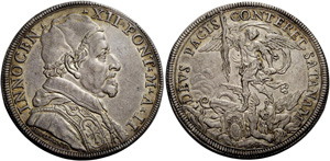Münze von 1693 nach Guido Reni