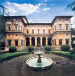 Die Villa Farnesina (nördl. Loggia)