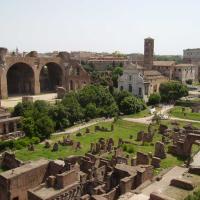 Blick auf das Forum Romanum