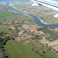 Luftperspektive von Ostia Antica