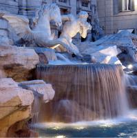 Lichtspiele am Trevibrunnen